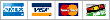 American Express, Visa, MasterCard, Discover